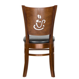 Стул обеденный DOBRIN JERRY (шоколад, чёрный)