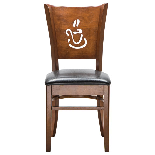 Стул обеденный DOBRIN JERRY (шоколад, чёрный)