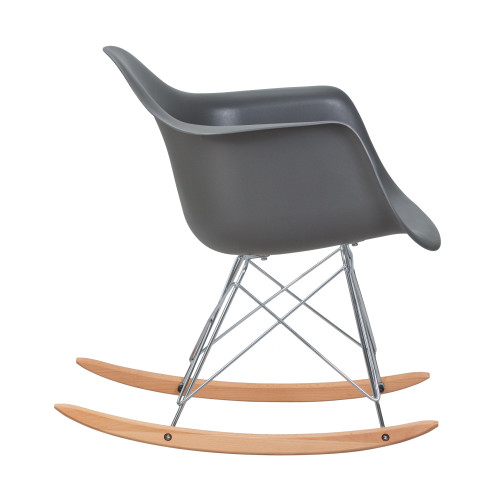 620АPP-LMZL Кресло качалка, цвет серый