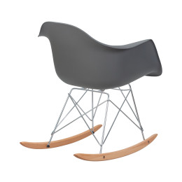 620АPP-LMZL Кресло качалка, цвет серый