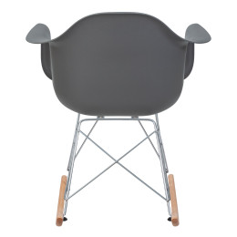 620АPP-LMZL Кресло качалка, цвет серый