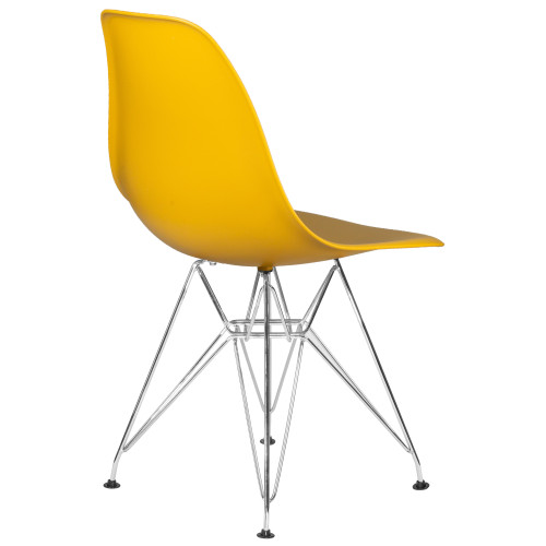 Стул обеденный DOBRIN DSR (ножки хром, цвет горчичный (Y-03))