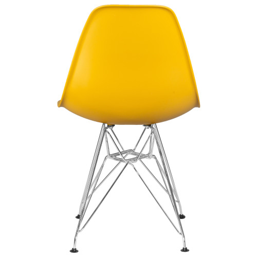 Стул обеденный DOBRIN DSR (ножки хром, цвет горчичный (Y-03))