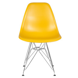 Стул обеденный DOBRIN DSR (ножки хром, цвет горчичный (Y-03))