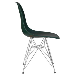 638APP-LMZL DSR, цвет сиденья тёмно-зеленый (G-13), цвет основания хромированная сталь