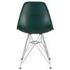 638APP-LMZL DSR, цвет сиденья тёмно-зеленый (G-13), цвет основания хромированная сталь