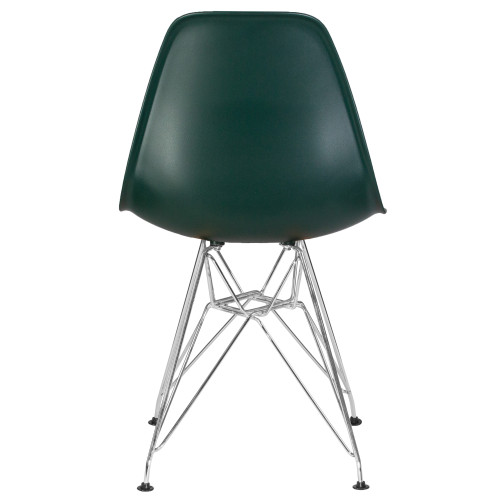 638APP-LMZL DSR, цвет сиденья тёмно-зеленый (G-13), цвет основания хромированная сталь