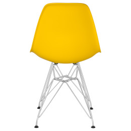638APP-LMZL DSR, цвет сиденья желтый (Y-01), цвет основания хромированная сталь
