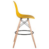 Стул барный DOBRIN DSW BAR (ножки светлый бук, цвет горчичный (Y-03))