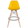 Стул барный DOBRIN DSW BAR (ножки светлый бук, цвет горчичный (Y-03))