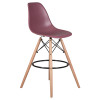 638GPP-LMZL DSW BAR, цвет сиденья пыльная роза (NX-P-11), цвет основания светлый бук