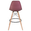 638GPP-LMZL DSW BAR, цвет сиденья пыльная роза (NX-P-11), цвет основания светлый бук