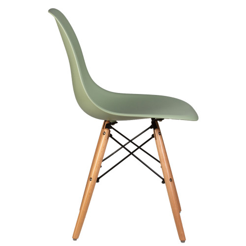 Стул обеденный DOBRIN DSW (ножки светлый бук, цвет мятный (NX-G-09))