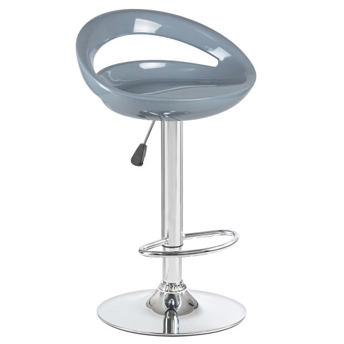 Стул барный DOBRIN DISCO (серый)