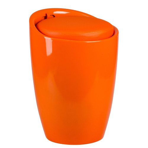 Табурет с местом для хранения LM-1100 (оранжевый)