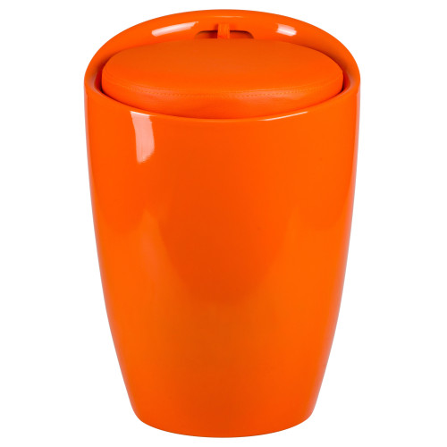 Табурет с местом для хранения LM-1100 (оранжевый)