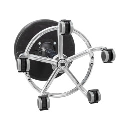 3051-LM BILLY, цвет сиденья чёрный, цвет основания хромированная сталь