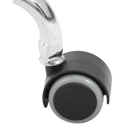 3051-LM BILLY, цвет сиденья чёрный, цвет основания хромированная сталь