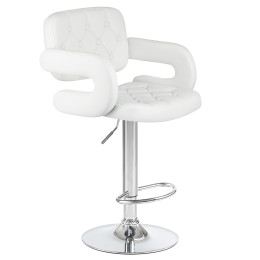 3460-LM TIESTO, цвет сиденья белый, цвет основания хром