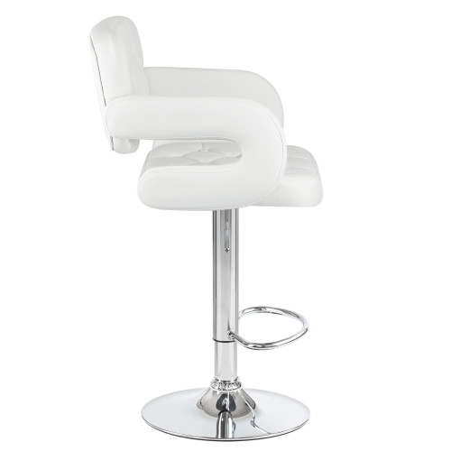 3460-LM TIESTO, цвет сиденья белый, цвет основания хром