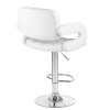 3460-LM TIESTO, цвет сиденья белый, цвет основания хром