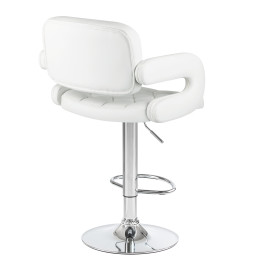 3460-LM TIESTO, цвет сиденья белый, цвет основания хром