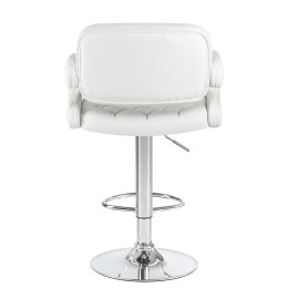 3460-LM TIESTO, цвет сиденья белый, цвет основания хром