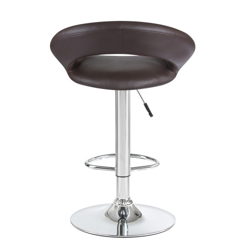 5001-LM MIRA, цвет сиденья коричневый, цвет основания хром