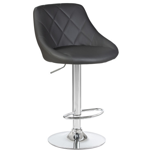 5007-LM LOGAN, цвет сиденья серый, цвет основания хром