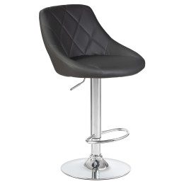 5007-LM LOGAN, цвет сиденья серый, цвет основания хром