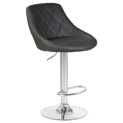 5007-LM LOGAN, цвет сиденья серый, цвет основания хром