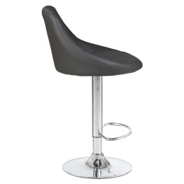 5007-LM LOGAN, цвет сиденья серый, цвет основания хром