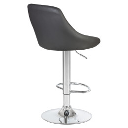 5007-LM LOGAN, цвет сиденья серый, цвет основания хром