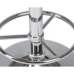 5008-LM BRUNO, цвет сиденья зеленый, цвет основания хром