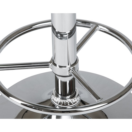 5008-LM BRUNO, цвет сиденья зеленый, цвет основания хром