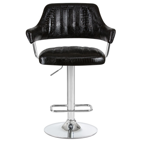 Стул барный DOBRIN CHARLY (чёрный крокодил)