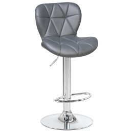 5022-LM BARNY, цвет сиденья серый, цвет основания хром