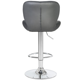 5022-LM BARNY, цвет сиденья серый, цвет основания хром
