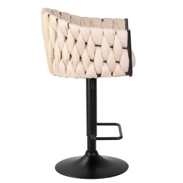 9690-LM LEON, цвет сиденья бежевый (LAR 275-1), цвет основания черный