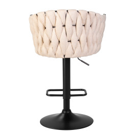 9690-LM LEON, цвет сиденья бежевый (LAR 275-1), цвет основания черный