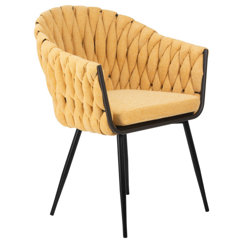 9691-LM MATILDA, цвет сиденья желтый (LAR-275-8), цвет основания черный