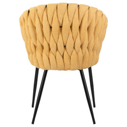 9691-LM MATILDA, цвет сиденья желтый (LAR-275-8), цвет основания черный