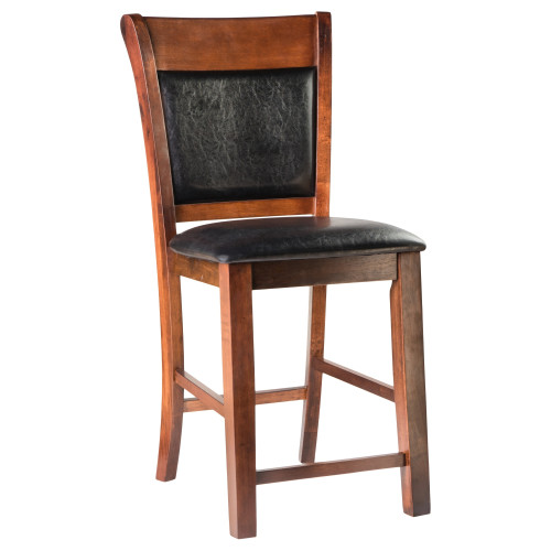 Стул полубарный DOBRIN ALAN COUNTER (эспрессо, чёрный)