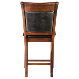 Стул полубарный DOBRIN ALAN COUNTER (эспрессо, чёрный)