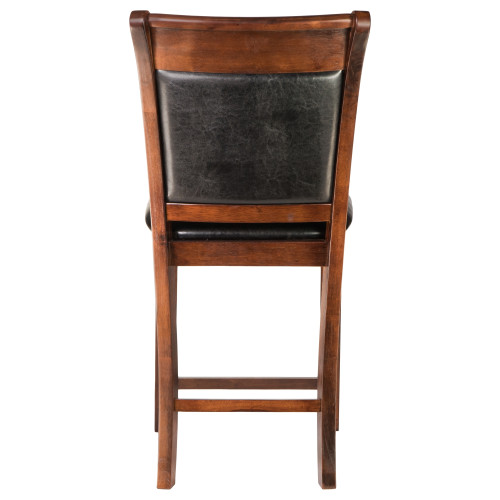 Стул полубарный DOBRIN ALAN COUNTER (эспрессо, чёрный)