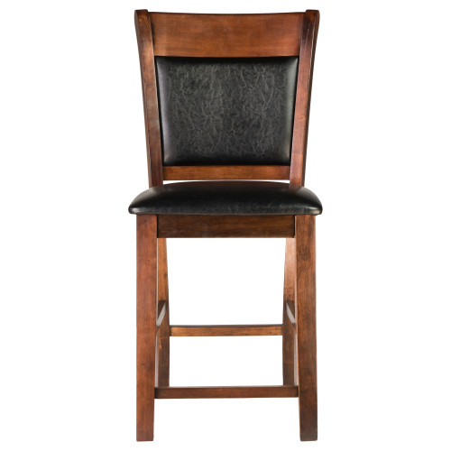 Стул полубарный DOBRIN ALAN COUNTER (эспрессо, чёрный)