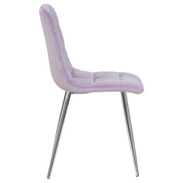 Стул обеденный DOBRIN ALEX (хром ножки, фиолетовый велюр (V108-49))