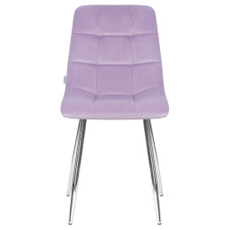 Стул обеденный DOBRIN ALEX (хром ножки, фиолетовый велюр (V108-49))