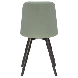 Стул обеденный DOBRIN ALEX SQUARE (черные матовые ножки, мята ткань (UF860-11B))