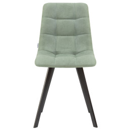 Стул обеденный DOBRIN ALEX SQUARE (черные матовые ножки, мята ткань (UF860-11B))